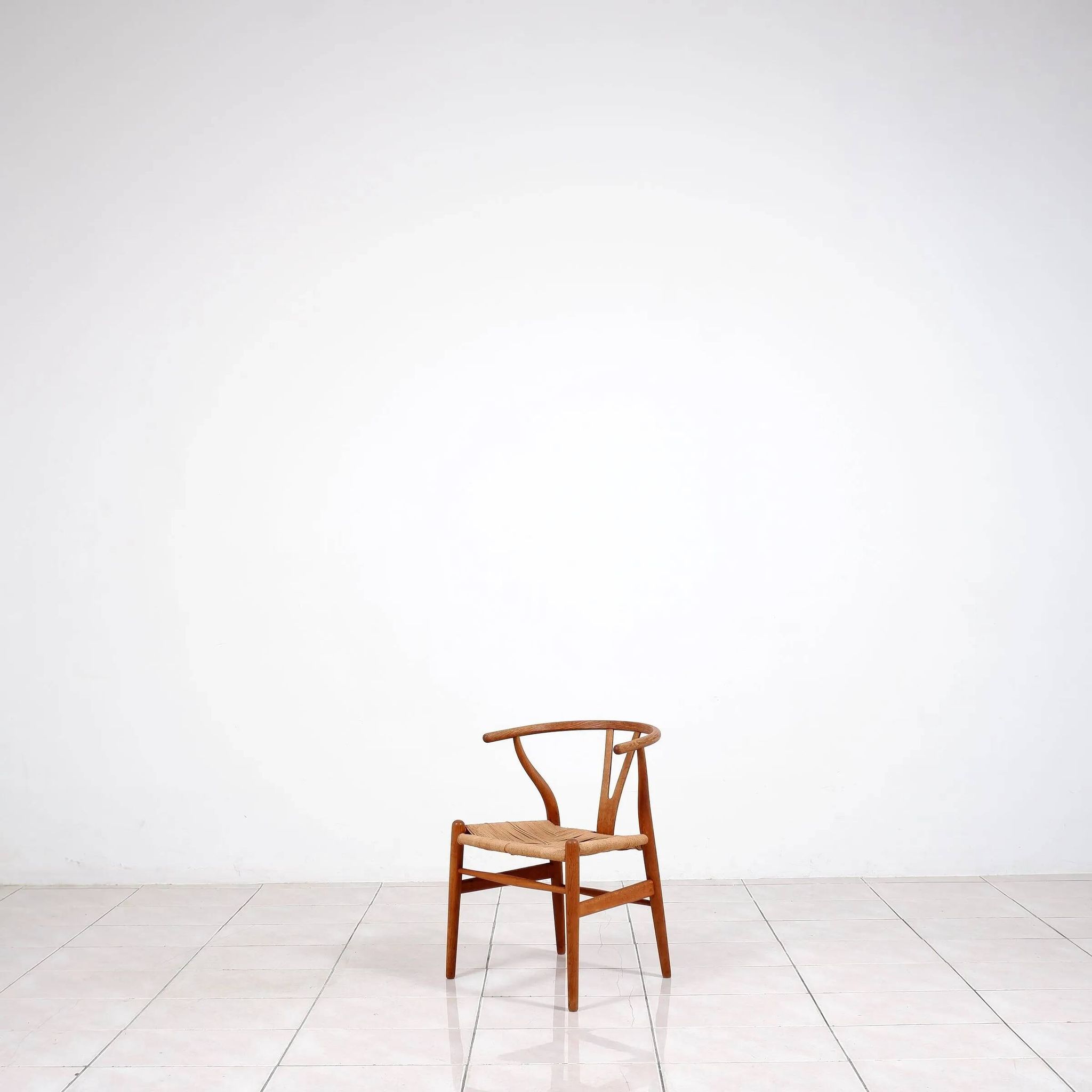 4 "CH24" Wishbone dining chairs by Hans J. Wegner for Carl Hansen & Son