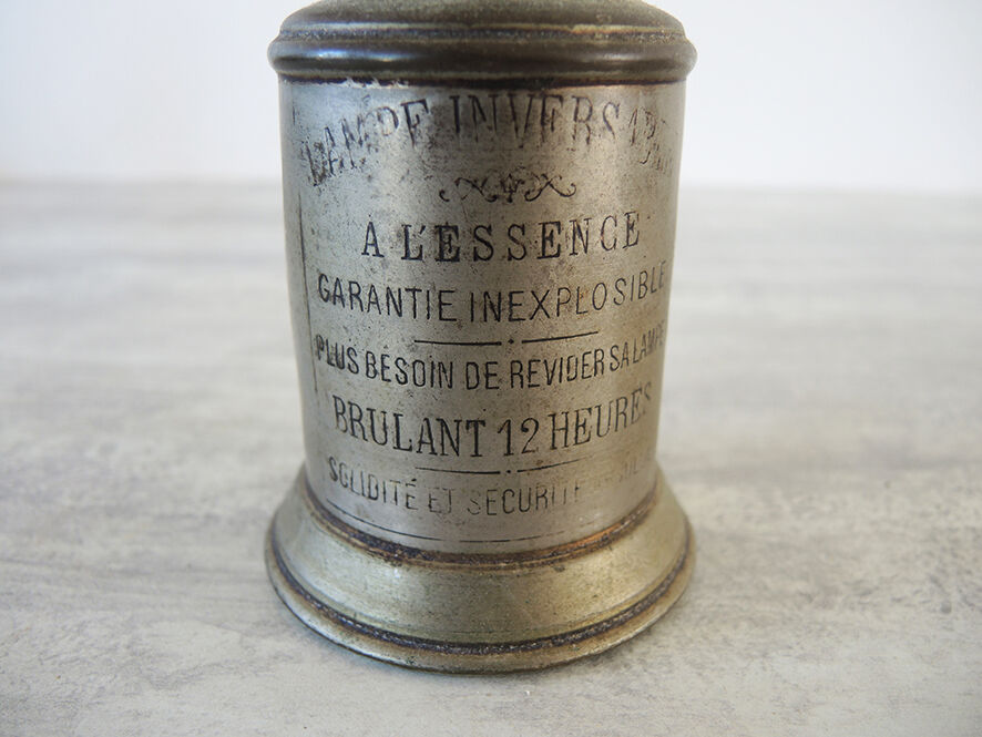 Ancienne lampe type “pigeon” inversable en laiton
