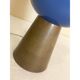 Contemporary Milky-Blue Murano Style Glass Table Lamp