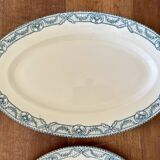 Lot of dishes iron earth Salins model directoire