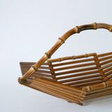 Bamboo and teak basket, design, 1960