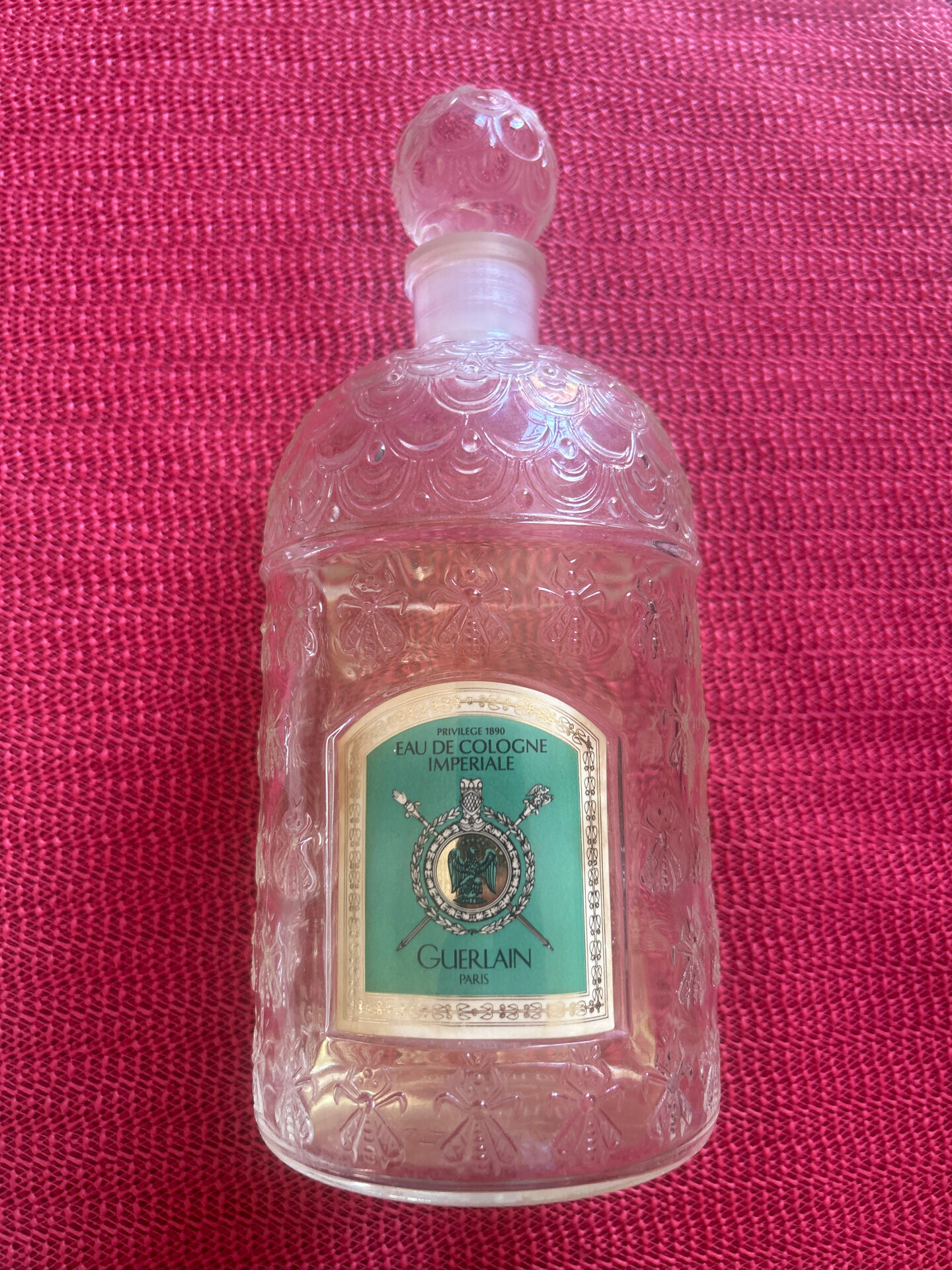 Imperial cologne bottle Guerlain - 20% remaining