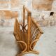 Bamboo magazine holder