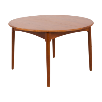 Table d’extension de teck, Danemark années 1960