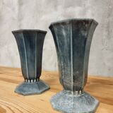 Vases anciens français vases de jardin en fonte émaillée