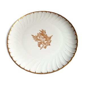 Plat rond plat porcelaine Bernardaud