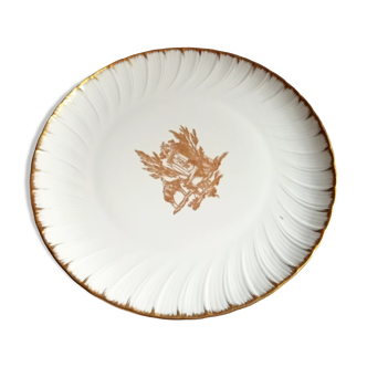 Plat rond plat porcelaine Bernardaud