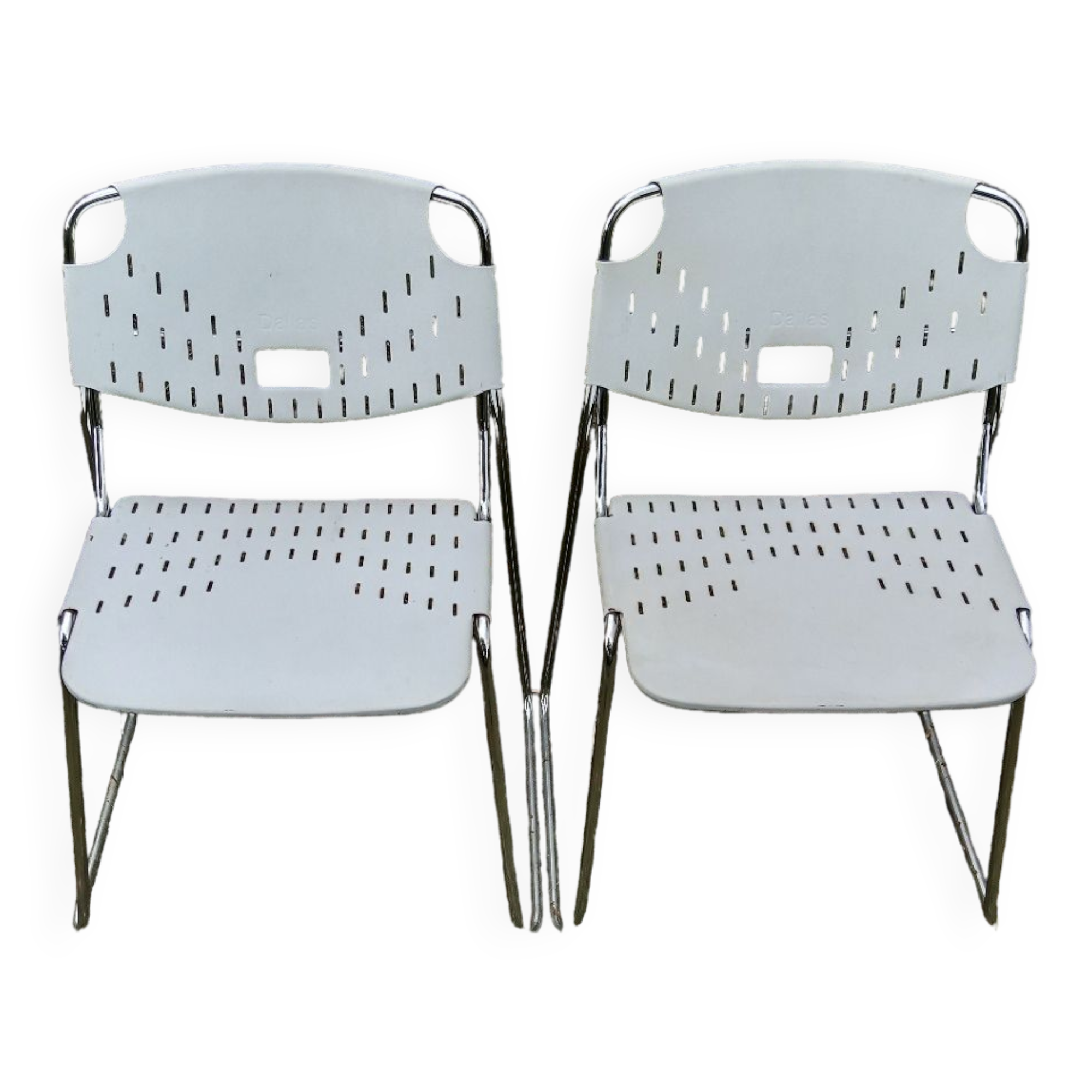 Pair of "Dallas" chairs by Paolo Favaretto
