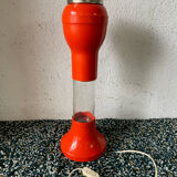 Large floor ashtray lamp tulip space age, with aquatic lighting 70s