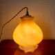 Murano style honey globe portable lamp 1970