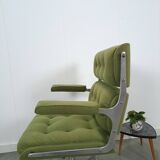 Groene draaibare bureaustoel Ring Mekanikk Norway