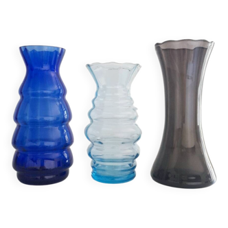 Lot de 3 petits vases art deco Doyen