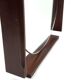 Mid-century teak table / wall mirror / vanity, Italy 1960s