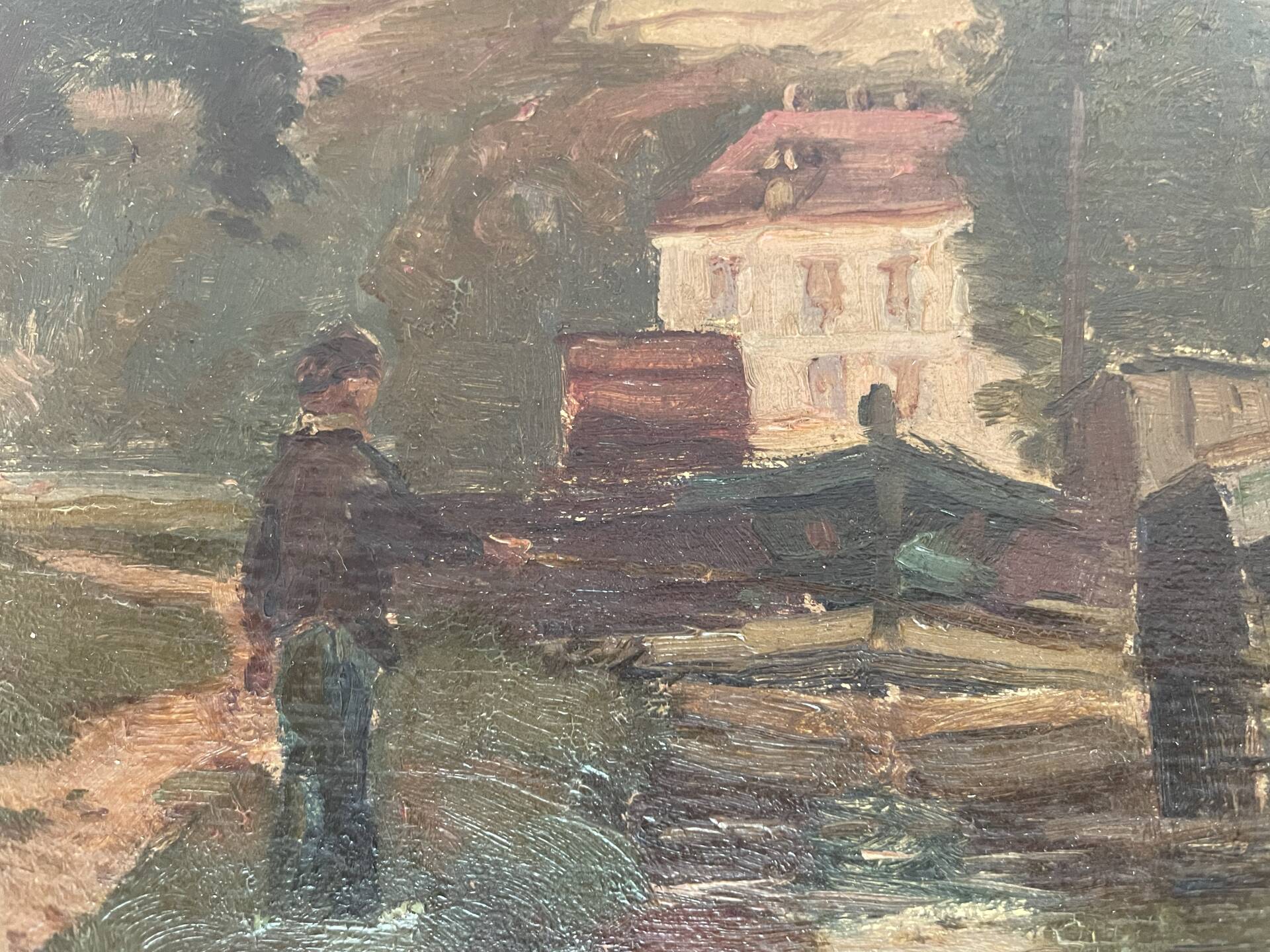 Pair of antique paintings