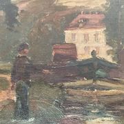 Paire de tableaux anciens