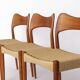 Set of 4 Danish Dining Chairs by Arne Hovmand-Olsen for Mogens Kold, 1960s