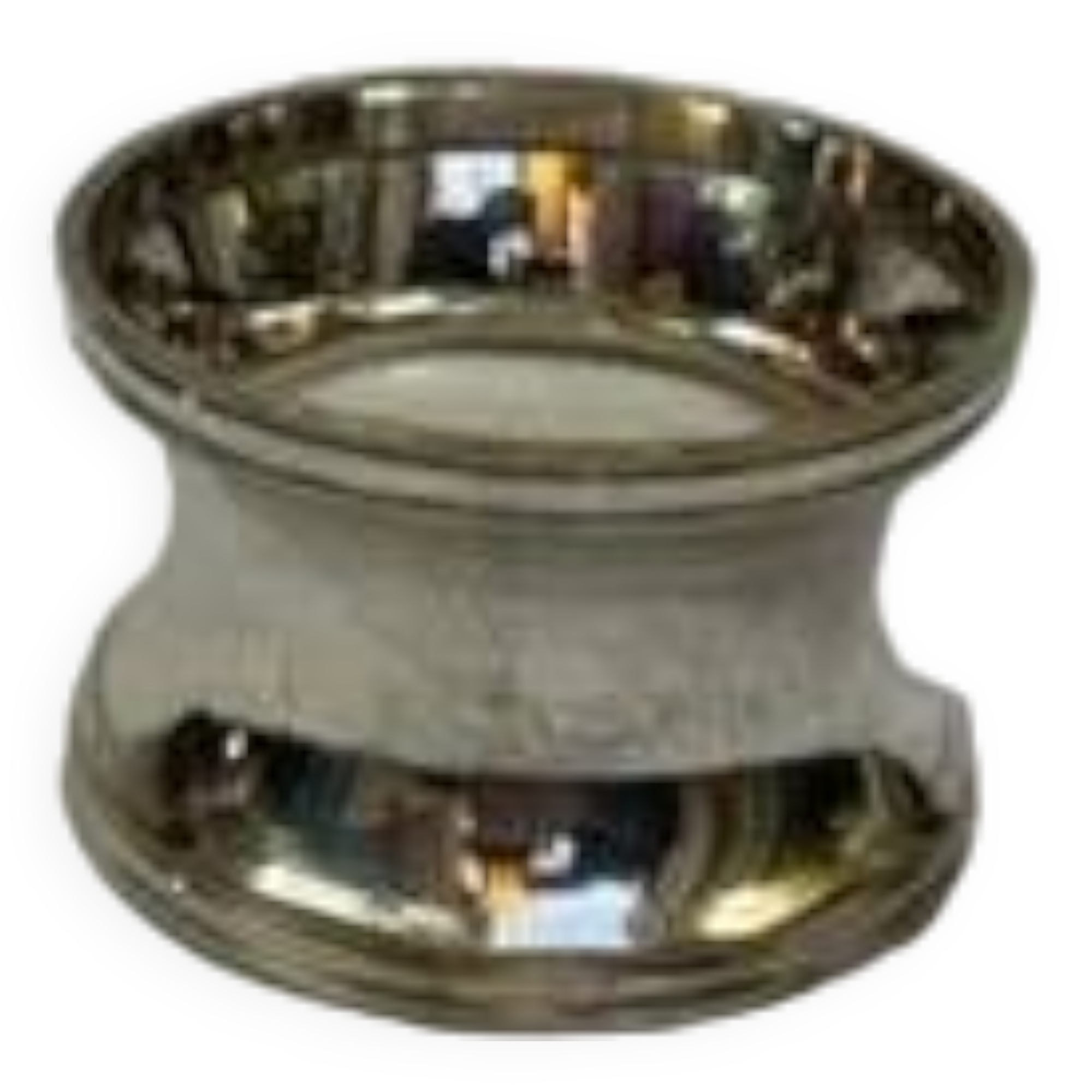 silver metal napkin ring 1980