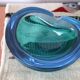 Empty pocket in murano glass two blues