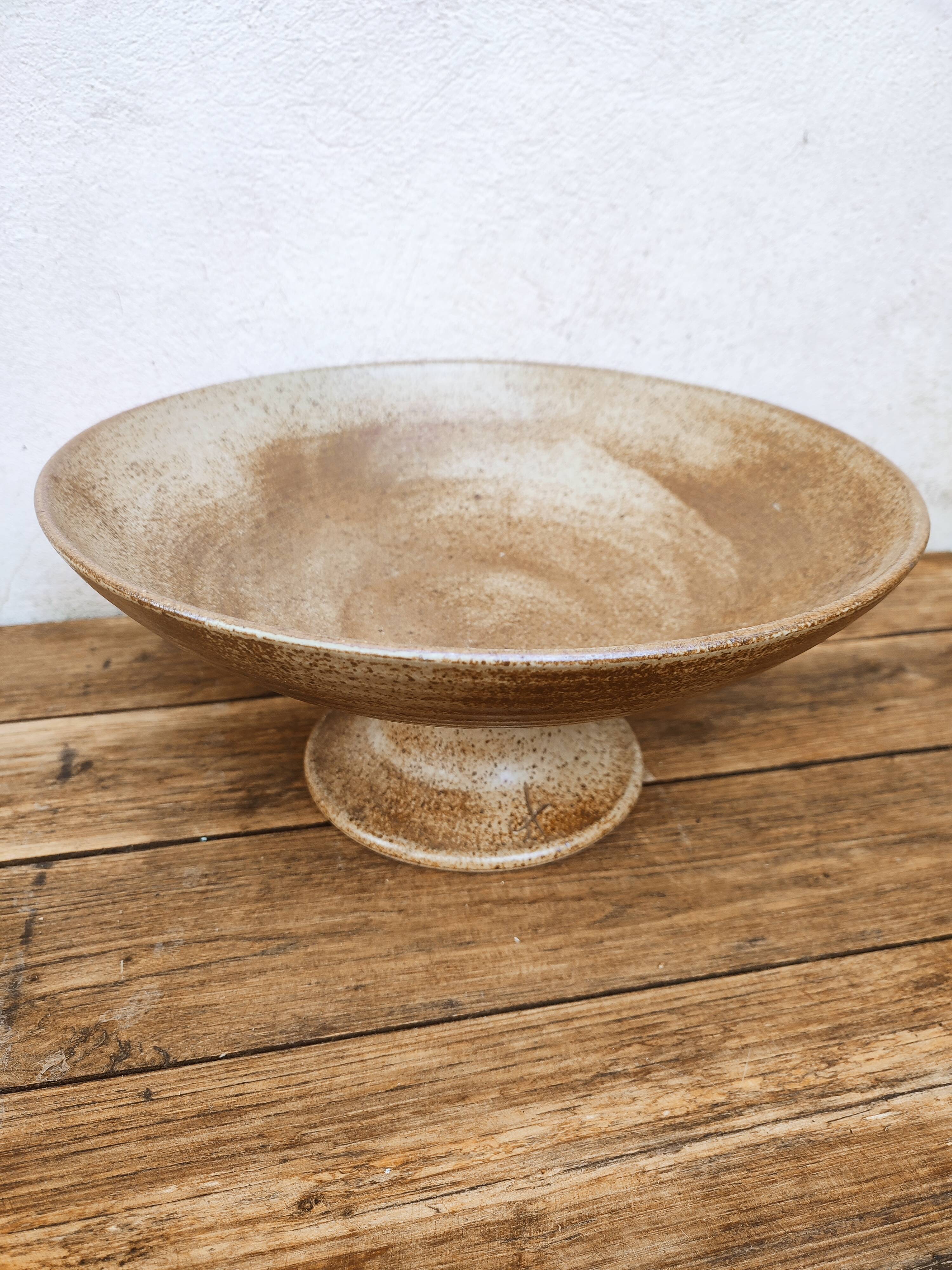 Sandstone cup by Puisaye Nathalie and Christophe Hurtault