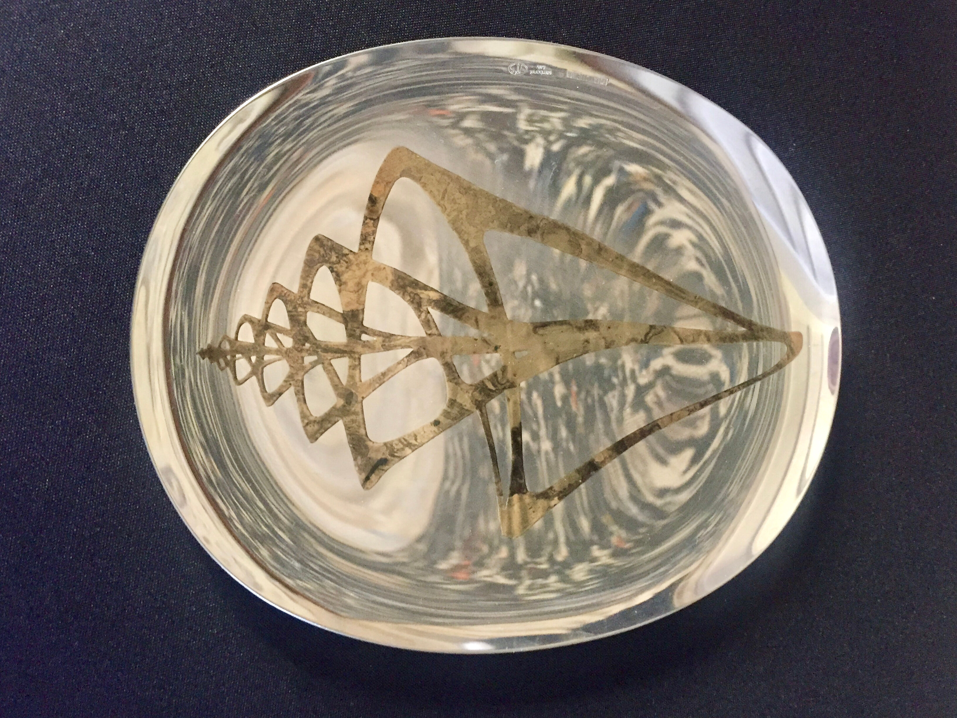 Metal cup italian goldsmith sambonet