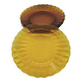 Assiettes dessert vintage Duralex