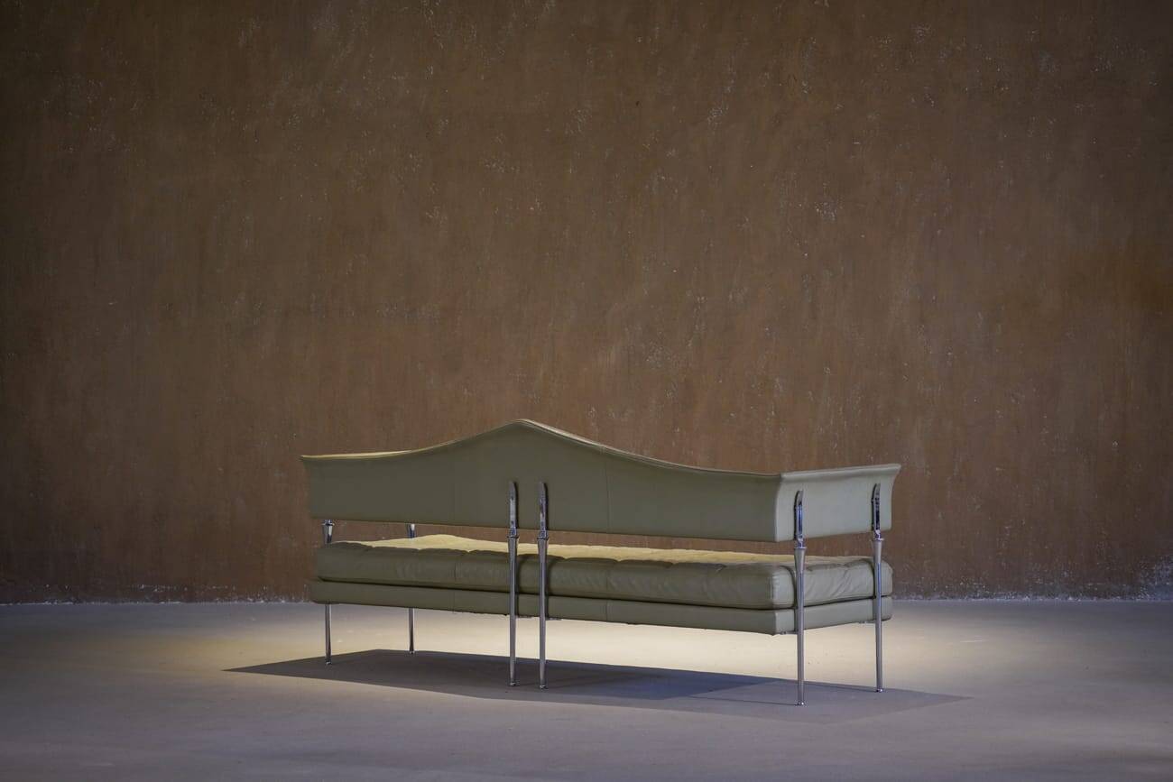 Hydra leather sofa by Luca Scacchetti for Poltrona Frau, Italy 2000s