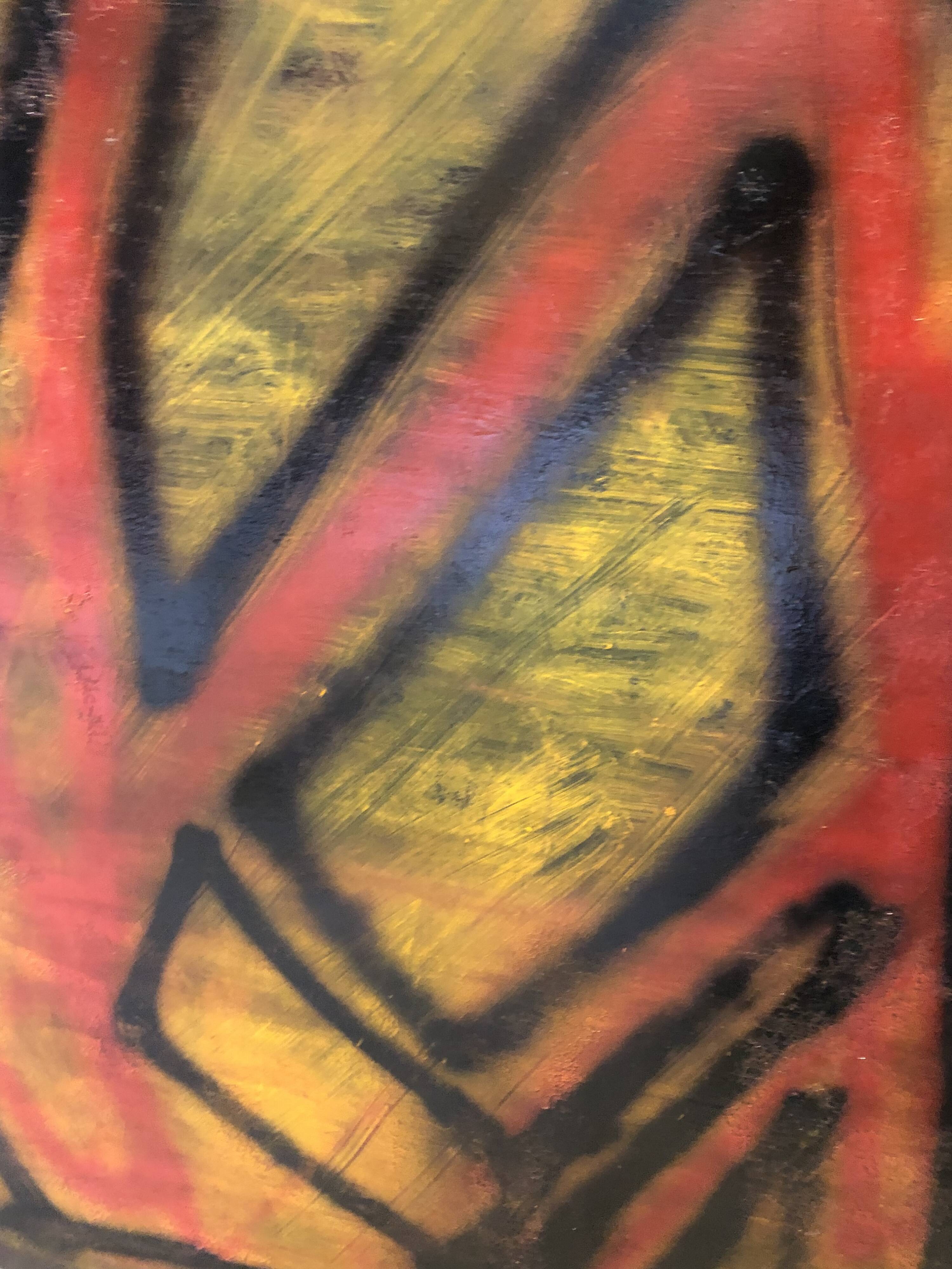 Abstract vintage painting