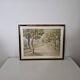 Painting - Watercolor Park Alleys signed Prochot