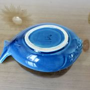 Empty pocket, blue cracked Charolles ceramic, 1960s