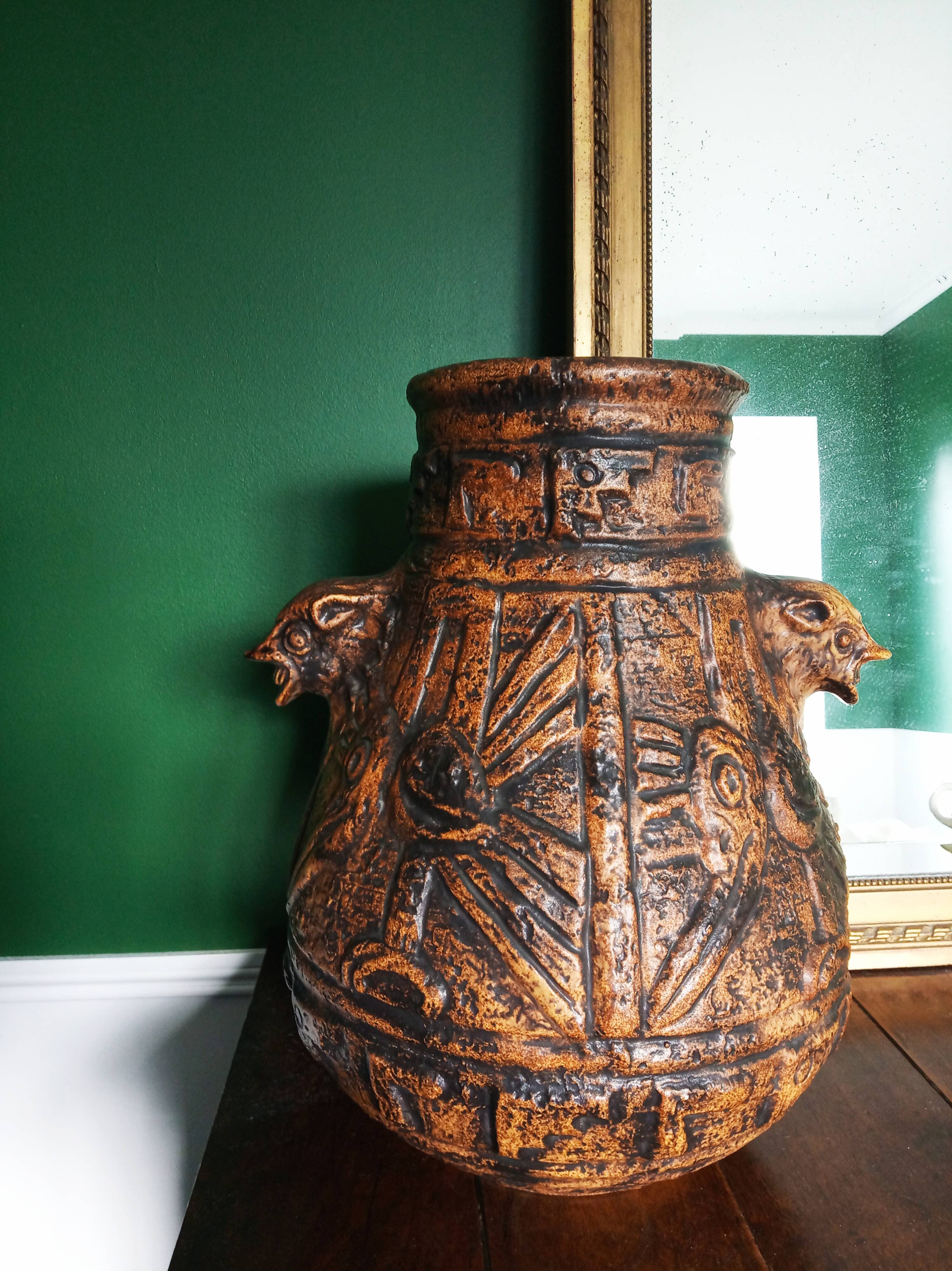 Large Jasba "AZTEC" vase