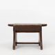 Tabouret bas rustique français en bois peint, vers 1900