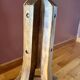 Parrot coat rack on antique turned wood stand