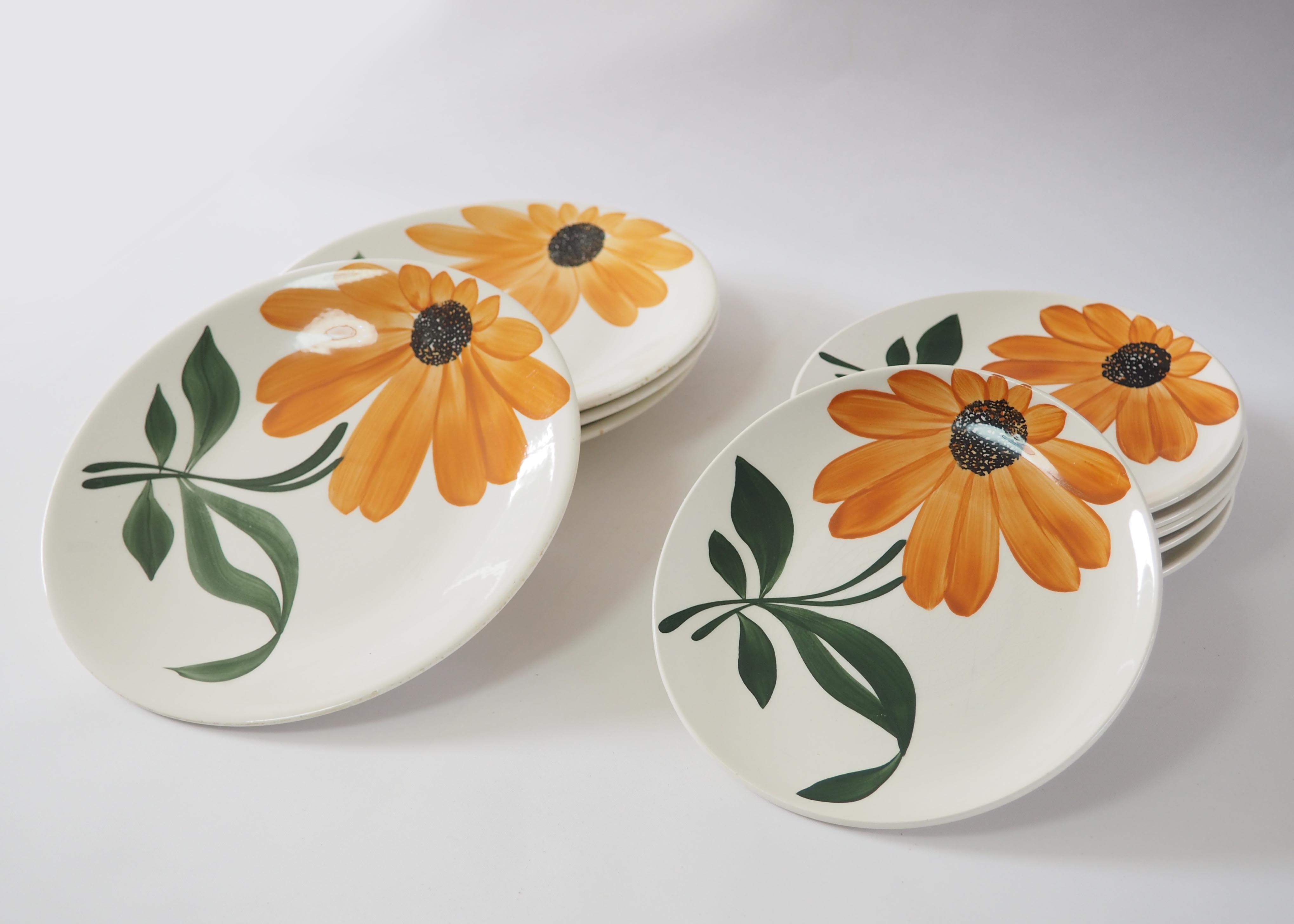 Lot 4+6 plates 1970 gien