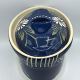 Terrine oval alsace Baeckeoffe blue