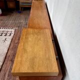 Scandinavian row in vintage teak 1960
