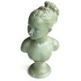 Buste de femme en plâtre, années 30