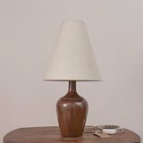 Paire de lampes en grès années 60