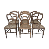 Set 6 chaises Louis Philippe anciennes