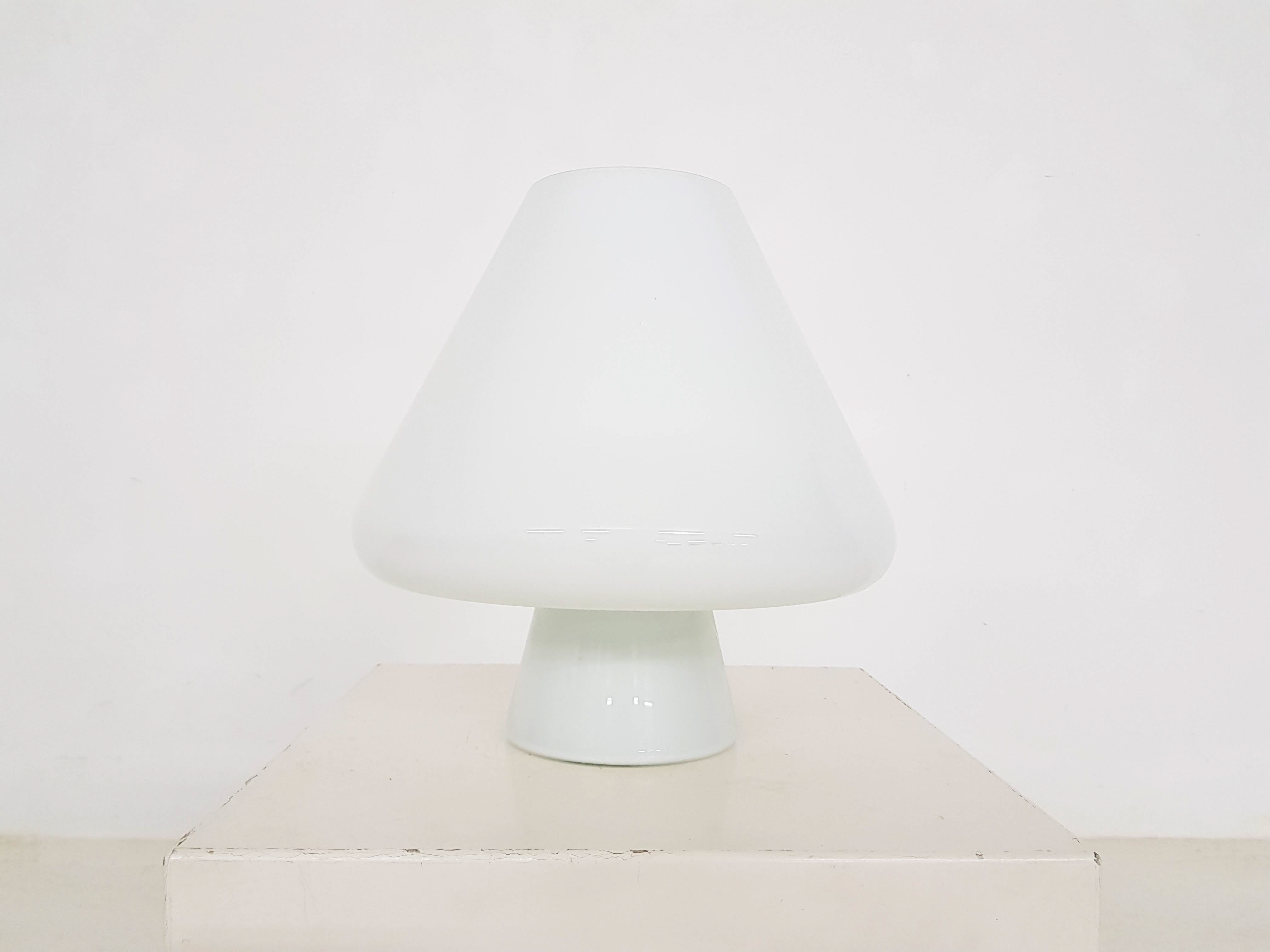Opaline Glass Mushroom Table or Floor light, 60