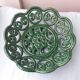 Green ceramic bowl
