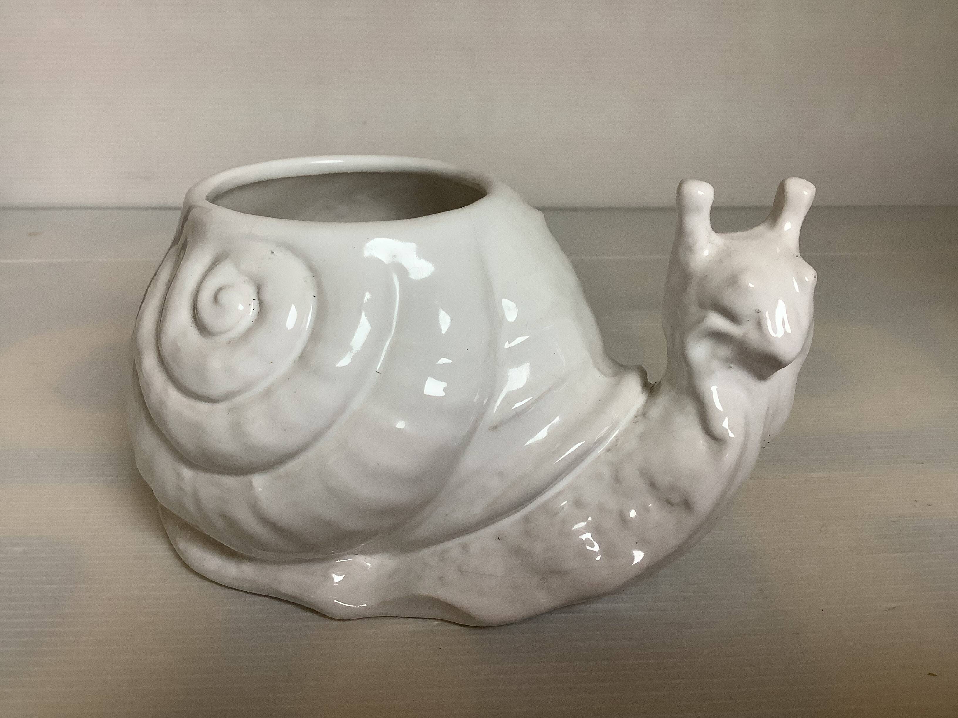 Snail-shaped pot vase Bellini Italy zoomorphic