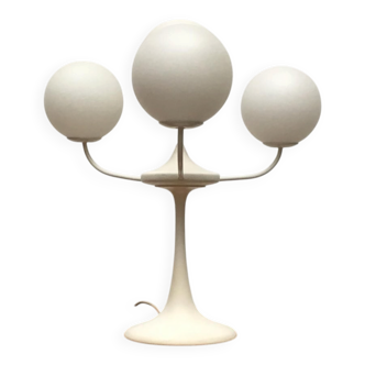 Table lamp in glass and metal by E.R. Nele for Temde, 1960s