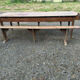 Very large farm table with its 2 benches