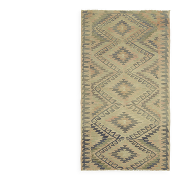 Tapis kilim anatolien vintage fait main turc 180 cm x 320 cm