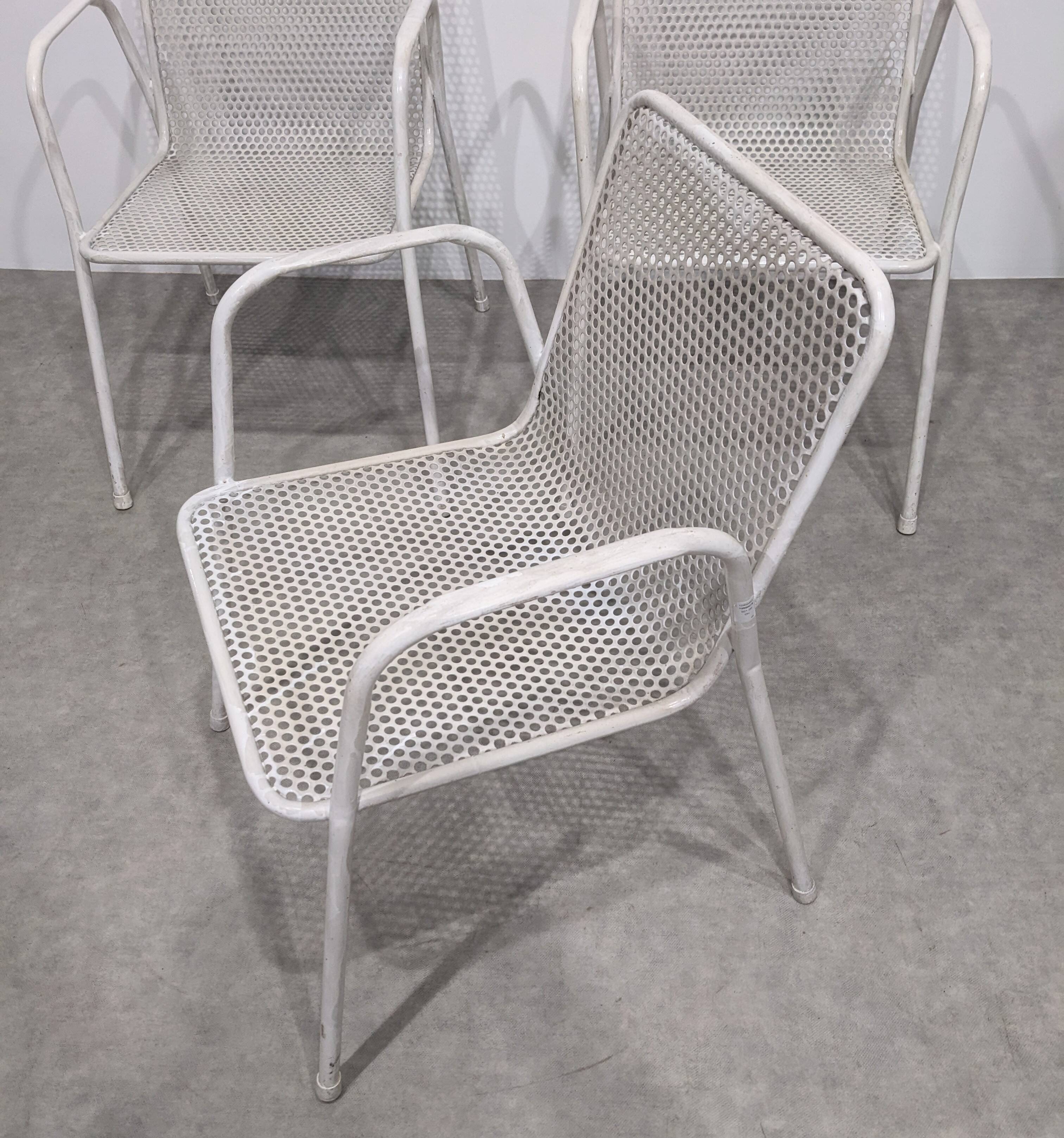 Set of 3 vintage EMU outdoor chairs