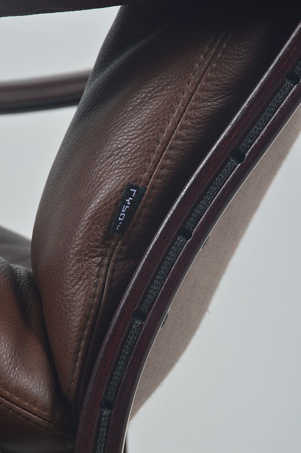 Norwegian lounge chair with ottoman designed by Ingmar Relling, 1960s