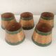 Set of 4 vintage clip lampshades, 5th offered