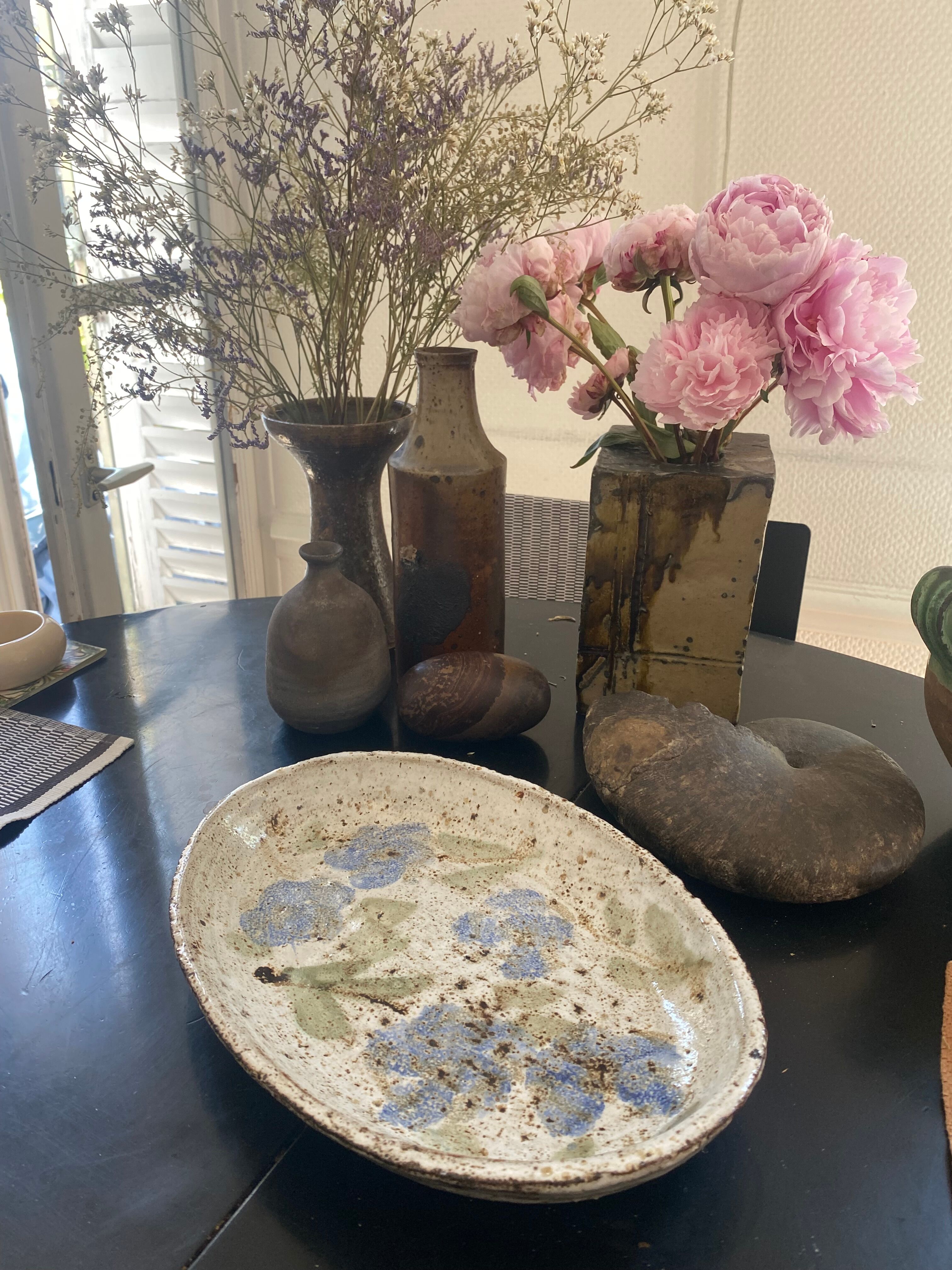 Ceramic dish Vallauris 1960