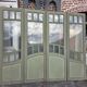 4 Art Nouveau partition doors + transom