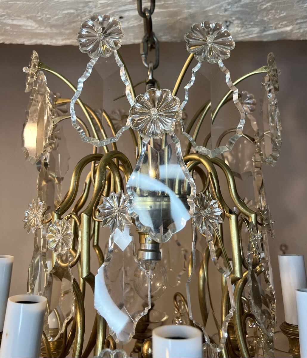 Crystal pendant chandelier